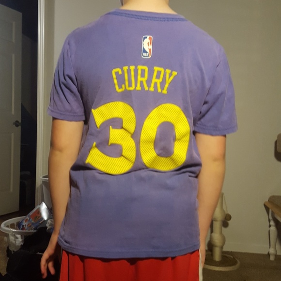 Custom purple warriors jersey tee - Picture 2 of 2